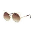 Reflective Lens Cat Eye Sunglasses