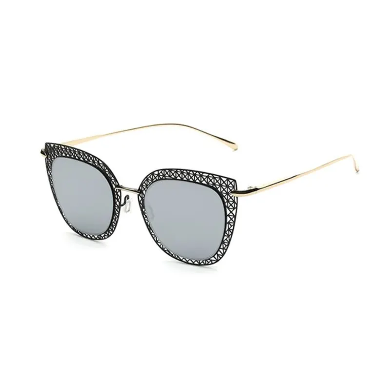 Retro Cutout Cateye Sunglasses