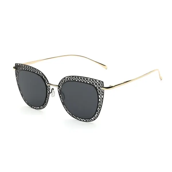 Retro Cutout Cateye Sunglasses