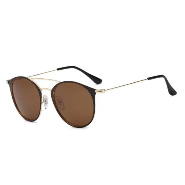 Retro Polarized Metal Sunglasses