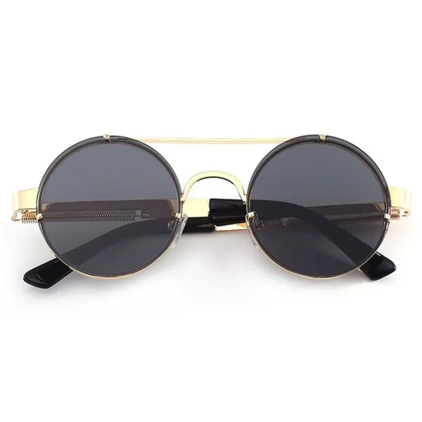 Retro Round Metal Sunglasses