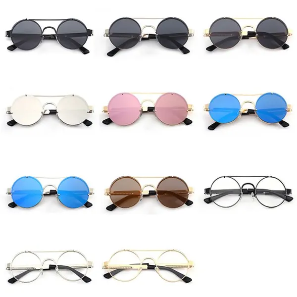 Retro Round Metal Sunglasses