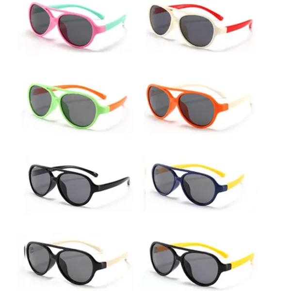 Retro Silicone Kids Sunglasses