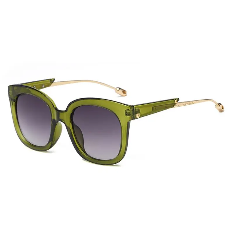 Retro Unisex Square Plastic Sunglasses