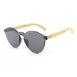 Rimless Bamboo Temple Sunglasses