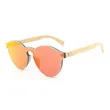 Rimless Bamboo Temple Sunglasses