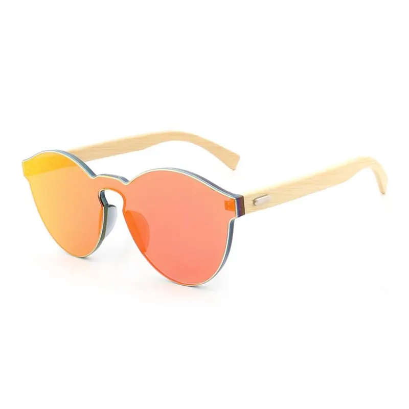 Rimless Bamboo Temple Sunglasses