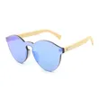 Rimless Bamboo Temple Sunglasses