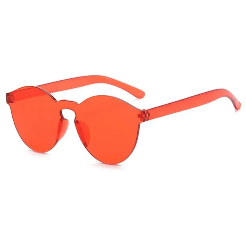 Rimless Candy Color Sunglasses