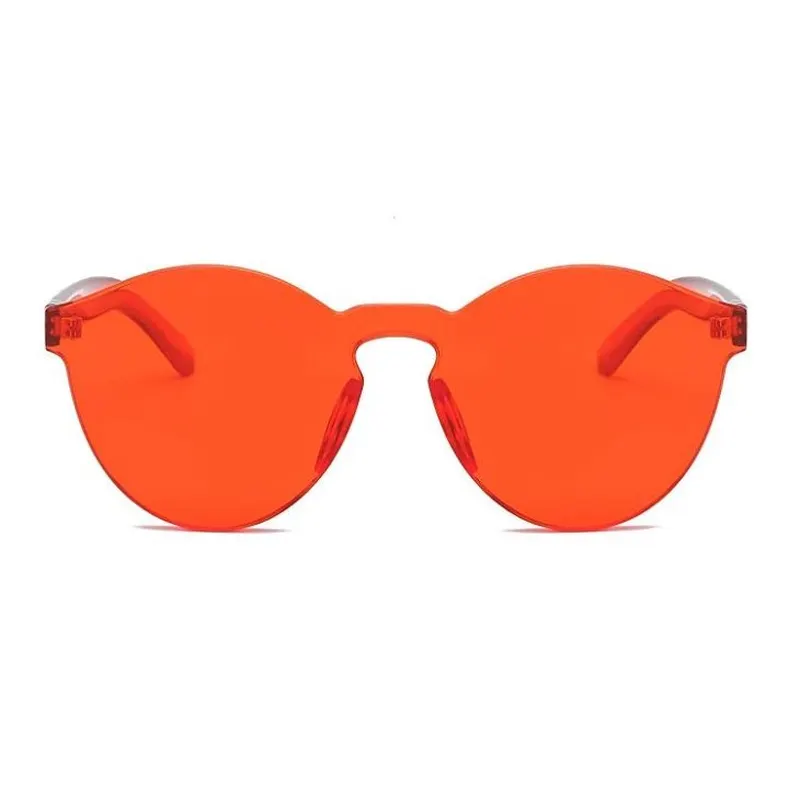 Rimless Candy Color Sunglasses
