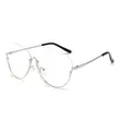 Rimless Clear Lens Metal Sunglasses