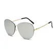 Rimless Clear Lens Metal Sunglasses