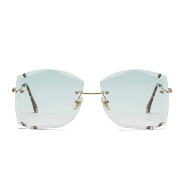 Rimless Metal Sunglasses