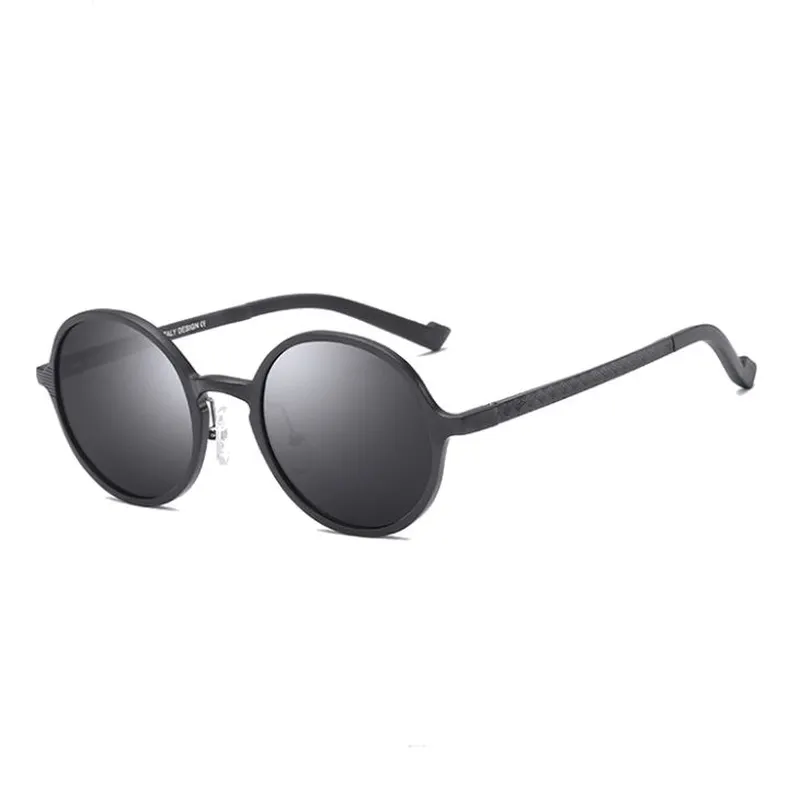 Round Aluminum-magnesium Sunglasses Polarized