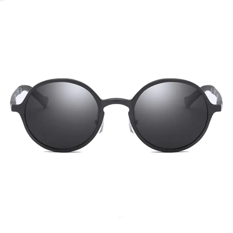 Round Aluminum-magnesium Sunglasses Polarized