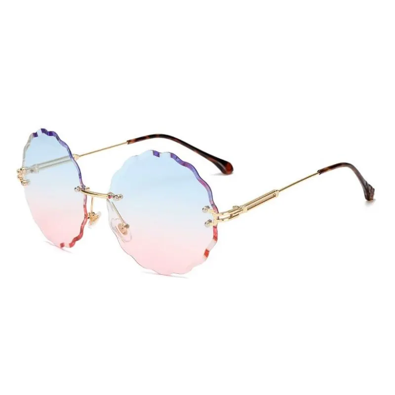 Round Frame Women Sunglasses