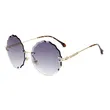 Round Frame Women Sunglasses