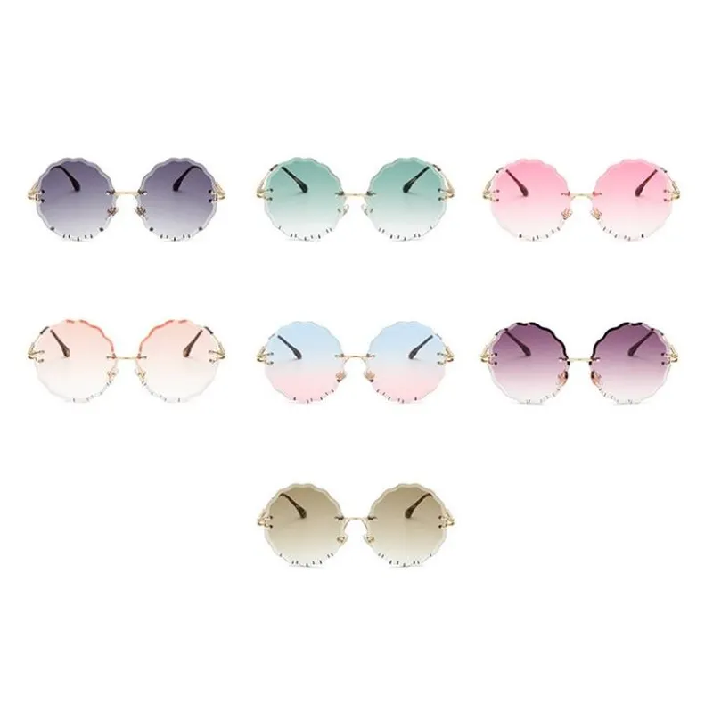 Round Frame Women Sunglasses