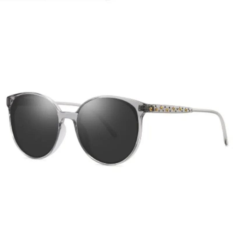 Round Polarized Fashion Women Sunglasses