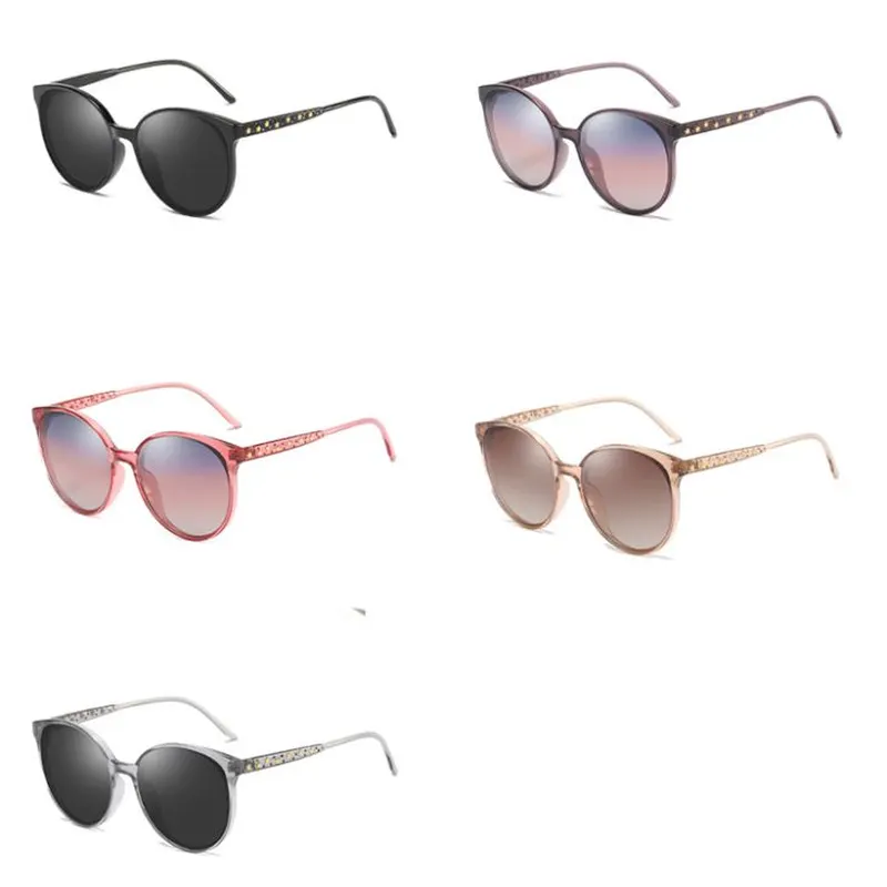 Round Polarized Fashion Women Sunglasses