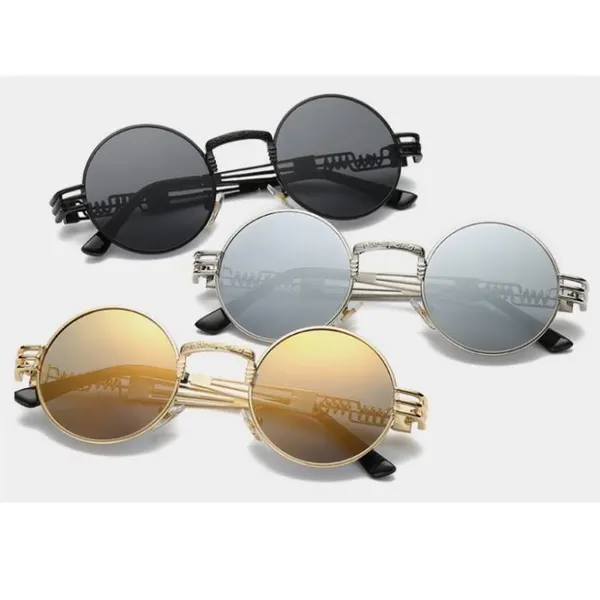 Round Punk Sunglasses