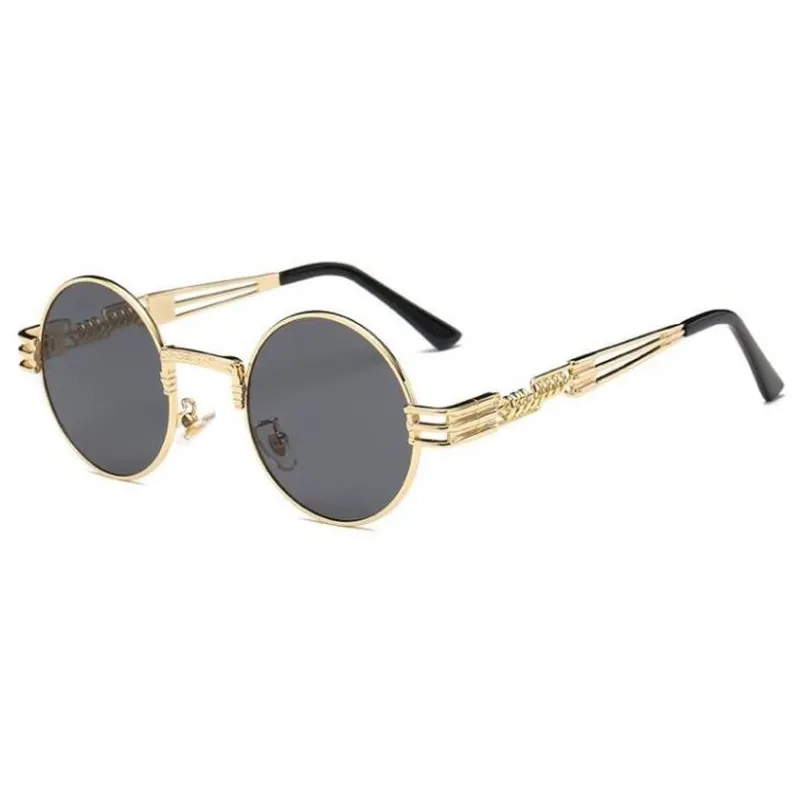 Round Punk Sunglasses