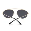 Single Bridge Metal Sunglasses