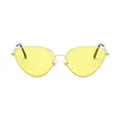 Small Cat Eye Metal Sunglasses