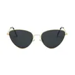 Small Cat Eye Metal Sunglasses