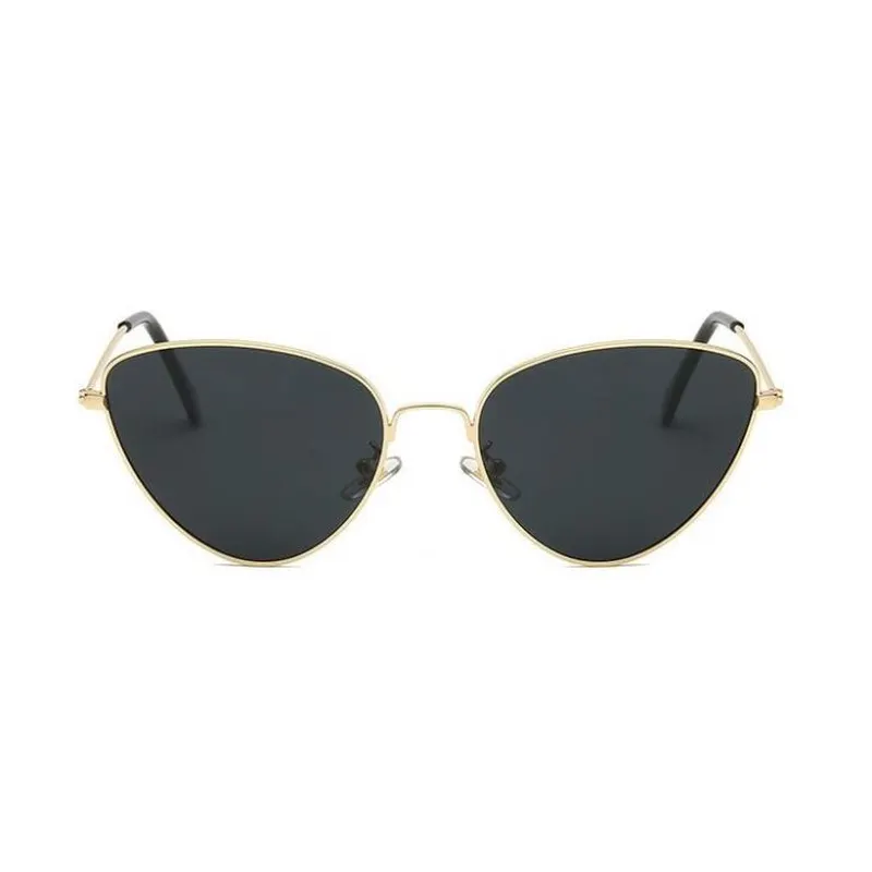Small Cat Eye Metal Sunglasses