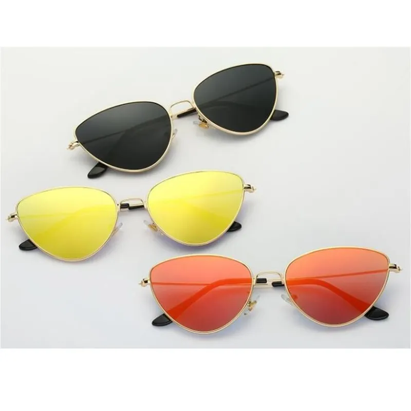 Small Cat Eye Metal Sunglasses
