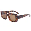 Square Tortoise Fashion Sunglasses Women