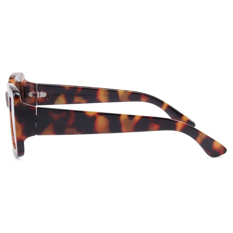 Square Tortoise Fashion Sunglasses Women