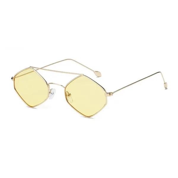 Stylish Candy Lens Metal Sunglasses