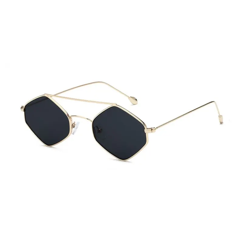 Stylish Candy Lens Metal Sunglasses