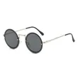 Stylish Women Round Metal Sunglasses