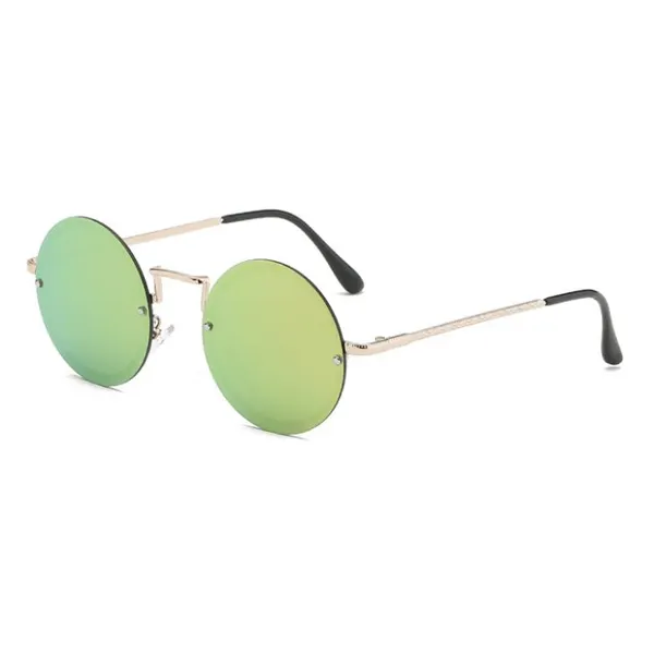 Stylish Women Round Metal Sunglasses