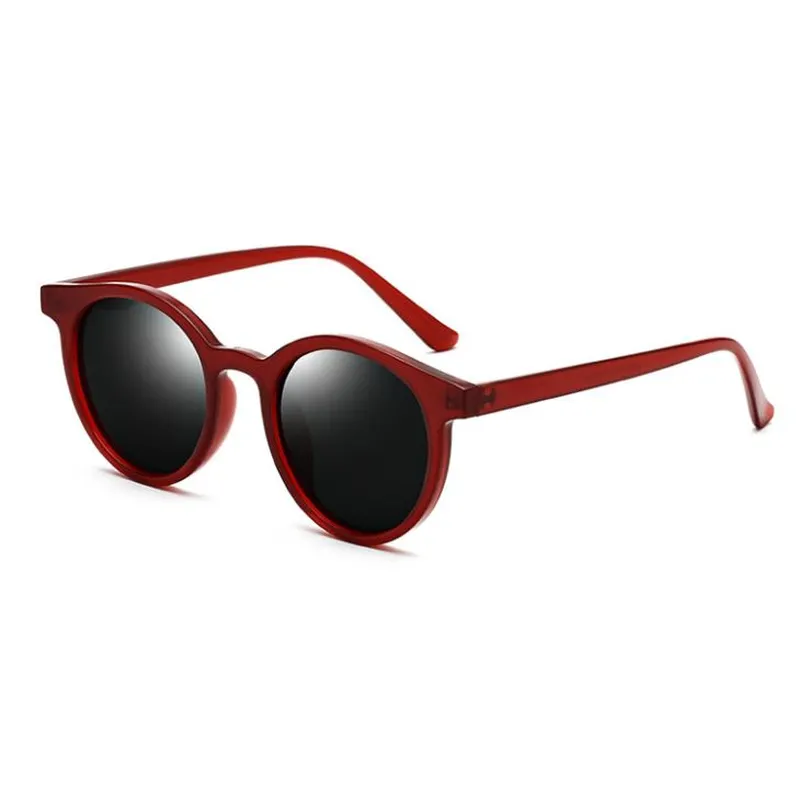 Sweet Girl Plastic Round Sunglasses