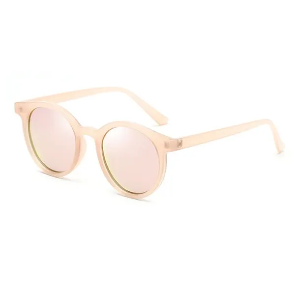 Sweet Girl Plastic Round Sunglasses