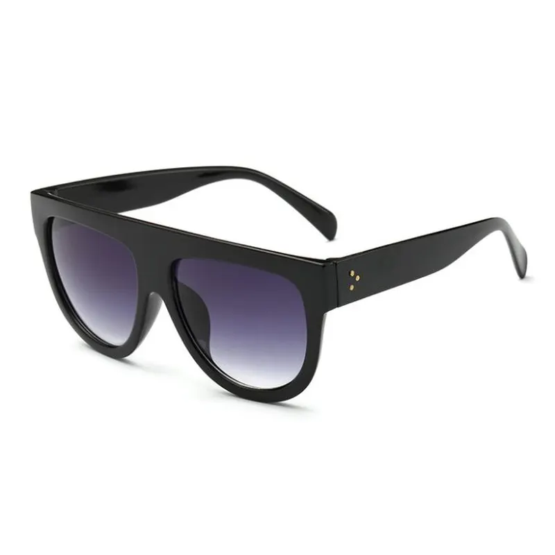 Thick Frame Plastic Sunglasses