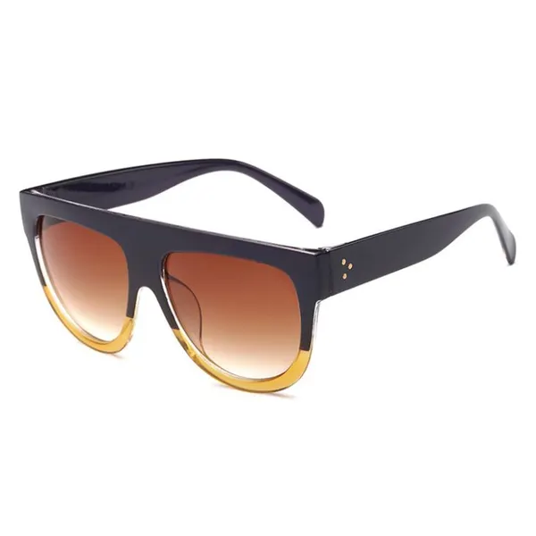 Thick Frame Plastic Sunglasses
