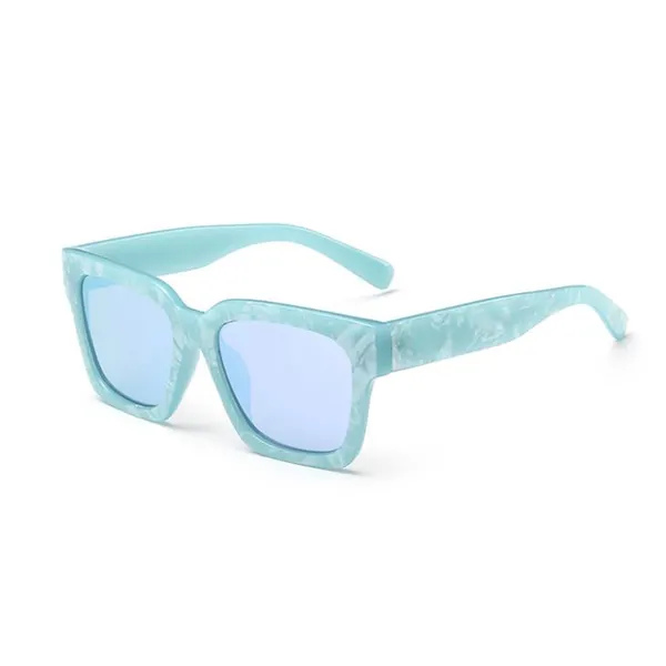 Thick Frame Square Plastic Sunglasses