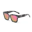 Thick Frame Square Plastic Sunglasses