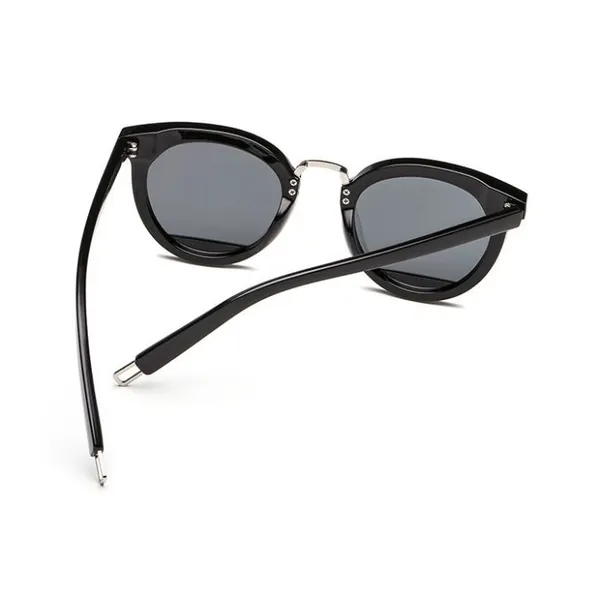 Transparent Frame Silver Lens Sunglasses