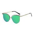 Trendy Cateye Metal Sunglasses