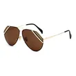 Two Tone Lens Metal Sunglasses