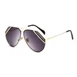 Two Tone Lens Metal Sunglasses