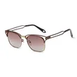 Womens Colorful Metal Sunglasses