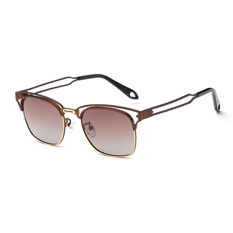 Womens Colorful Metal Sunglasses
