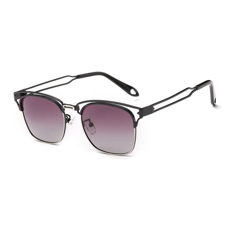 Womens Colorful Metal Sunglasses